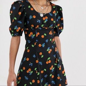 COLLUSION cherry print dress 💞
